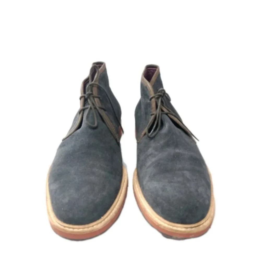 Profuomo  Chukka Boots Men's Size 10, Brown Suede Made In Italy